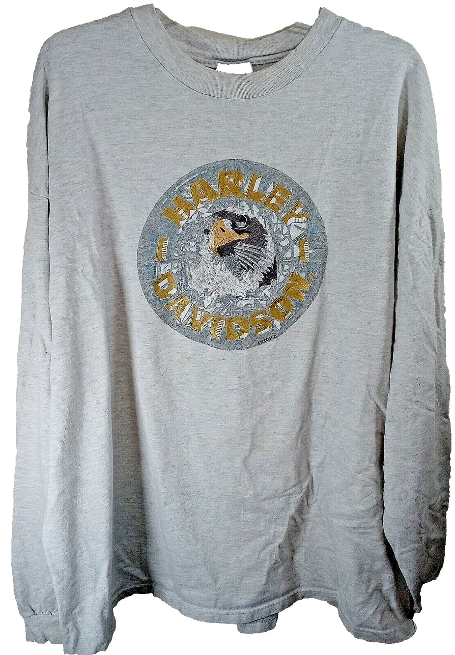 Vintage Harley Davidson Sweatshirt Gray Size 3XLarge Pamona Montclair Ca Y2K